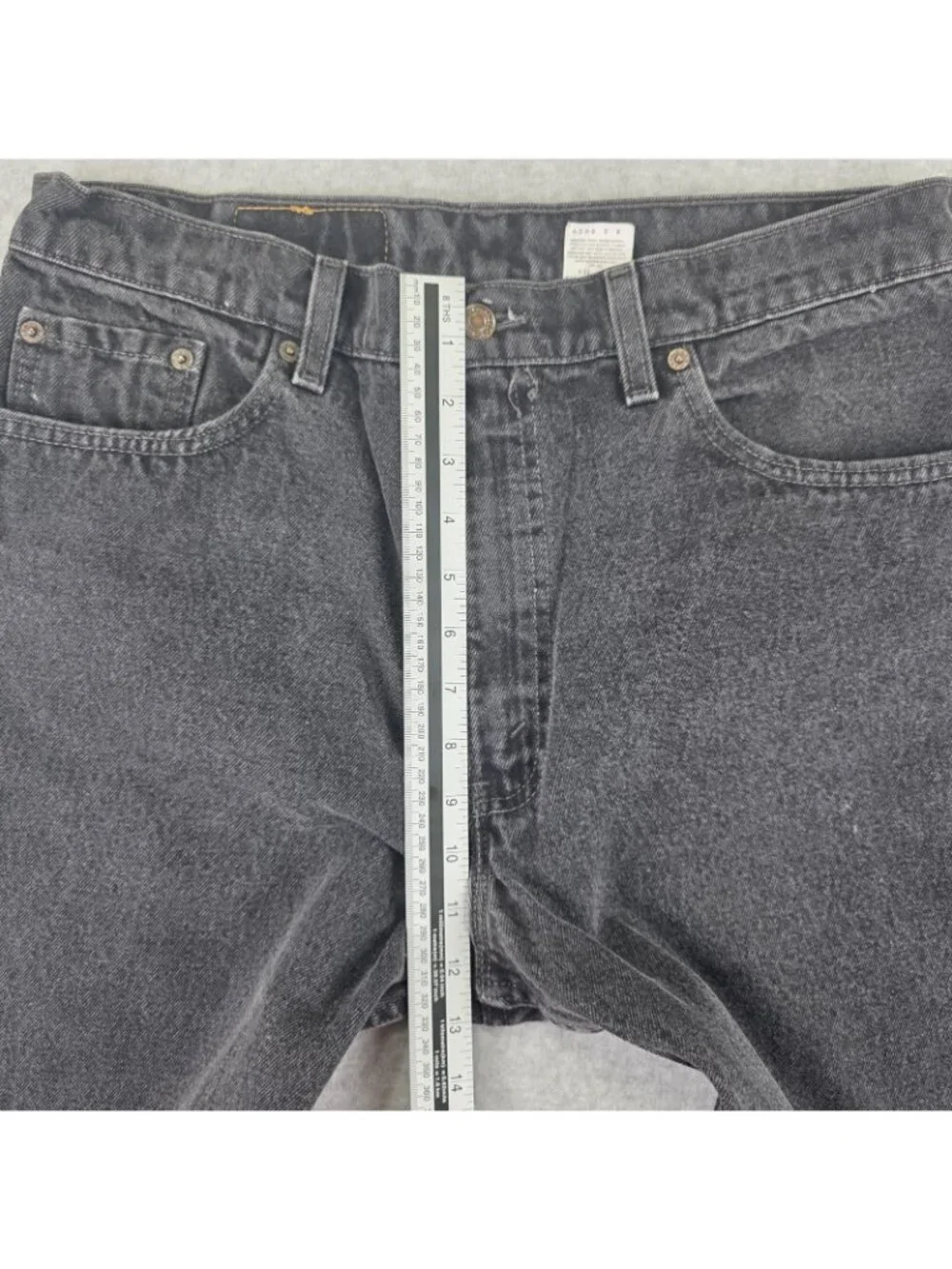 Vintage Levi's 550 Jeans Mens 36x32 Black USA Made 1996 Relaxed Tapered Denim